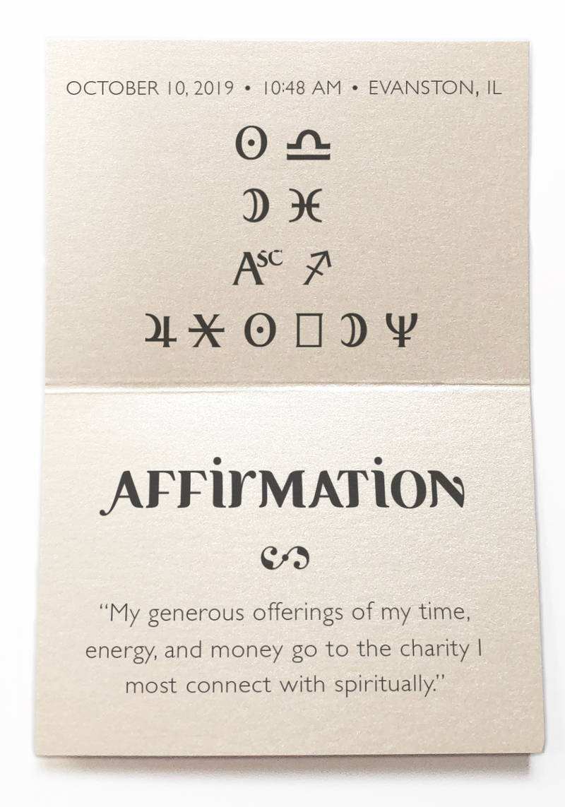 To give effortlessly to those in need. - Intention Beads | Astrology | Talisman