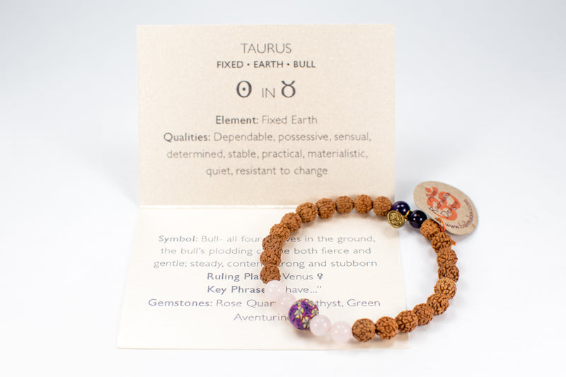Taurus Celestial Bracelet - Intention Beads | Astrology | Talisman