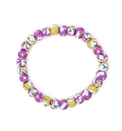 Hummingbird Bracelet - Beads Handmade from Clay - She Beads