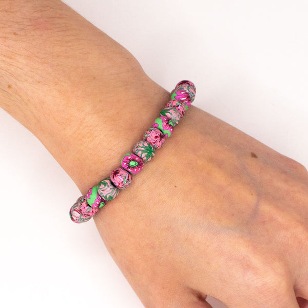 Katlin Bracelet - Beads Handmade from Clay - She Beads