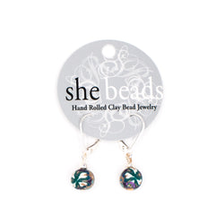 Auld Lang Syne Small Bead All Clay Earrings