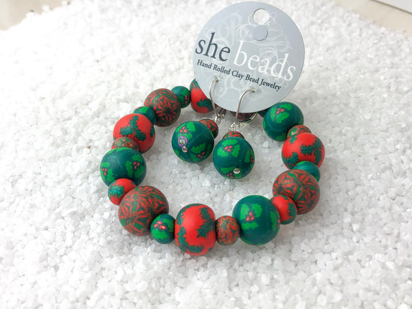 Pink Lemonade Bracelet - Beads Handmade from Clay - She Beads – Intention  Beads