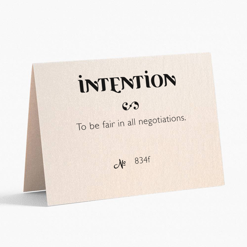 To be fair in all negotiations. - Intention Beads | Astrology | Talisman