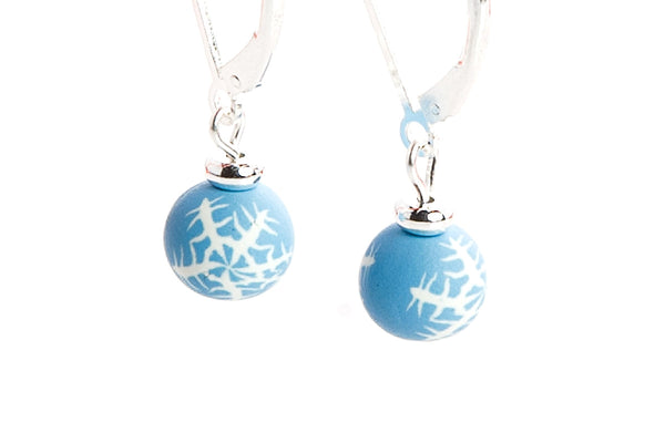 Winter Wonderland Small Bead All Clay Earrings - Intention Beads | Astrology | Talisman