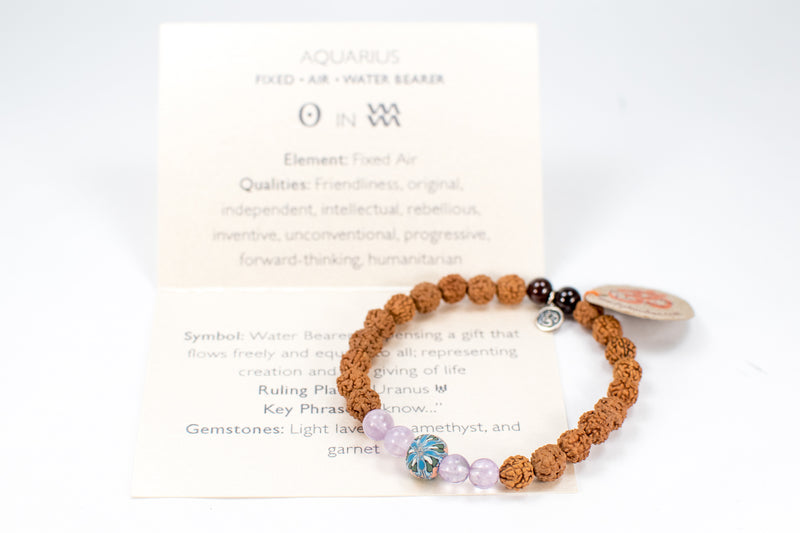 Aquarius Celestial Bracelet - Intention Beads | Astrology | Talisman