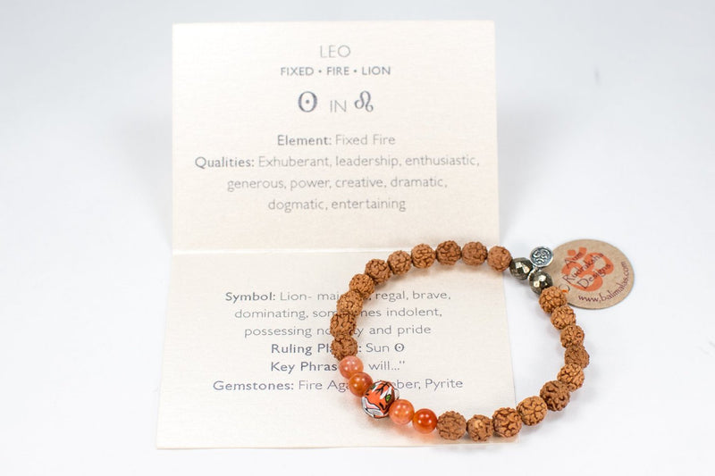 Leo Celestial Bracelet - Intention Beads | Astrology | Talisman