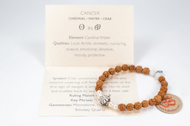 Cancer Celestial Bracelet - Intention Beads | Astrology | Talisman