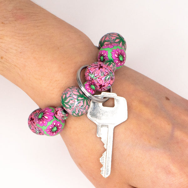 Katlin Key Chain - Beads Handmade from Clay - She Beads