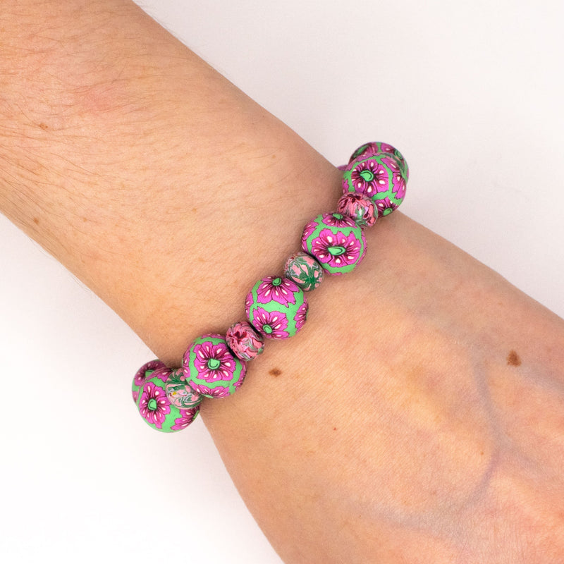 Katlin Bracelet - Handmade from Clay - She Beads