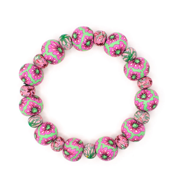Katlin Bracelet - Handmade from Clay - She Beads
