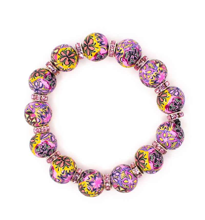 Make your own Seed bead Spacer. Beaded Spacer Stretch Bracelet. 