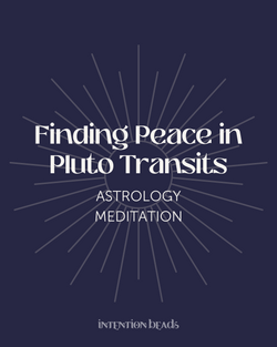 Meditation: Finding Peace in Pluto Transits